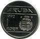 1 FLORIN 1992 ARUBA Münze (From BU Mint Set) #AH022.D - Aruba