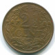 2 1/2 CENT 1965 CURACAO NIEDERLANDE Bronze Koloniale Münze #S10238.D - Curaçao