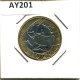 1000 LIRE 1997 ITALIA ITALY Moneda BIMETALLIC #AY201.2.E - 1 000 Lire