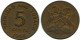 5 CENTS 1966 TRINIDAD Y TOBAGO TRINIDAD & TOBAGO Moneda #AR217.E - Trinité & Tobago