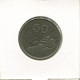 50 CENTS 1980 ZIMBABWE Moneda #AR504.E - Simbabwe