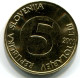 5 TOLAR 2000 SLOVÉNIE SLOVENIA UNC Pièce HEAD CAPRICORN #W11075.F - Slowenien