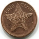 1 CENT 1998 BAHAMAS Pièce UNC STARFISH #W11463.F - Bahamas