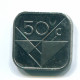 50 CENTS 1990 ARUBA (NÉERLANDAIS NETHERLANDS) Nickel Colonial Pièce #S13645.F - Aruba