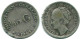 1/10 GULDEN 1944 CURACAO NIEDERLANDE SILBER Koloniale Münze #NL11792.3.D - Curaçao