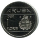 1 FLORIN 1989 ARUBA Münze (From BU Mint Set) #AH025.D - Aruba