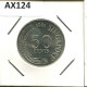 50 CENTS 1981 SINGAPUR SINGAPORE Münze #AX124.D - Singapour