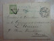 ENVELOPPE BULGARIE Consulat De FRANCE PHILIPPOPOLIS Cachet Timbre Taxe Français 1901 - Briefe U. Dokumente