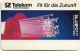 Germany - CeBit '90 - Fit Für Die Zukunft - A 03-03.90 - 20U, 14.000ex, Used - A + AD-Series : D. Telekom AG Advertisement