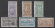 GRECE : 1896 . N°107/112 (YVERT) . LE 111 QQS DENTS COURTES . LE 112 TTB QUASIEMENT SANS CHARNIERE - Unused Stamps