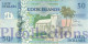 COOK ISLANDS 50 DOLLARS 1992 PICK 10a UNC PREFIX "AAA" - Cookeilanden