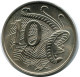 10 CENTS 1980 AUSTRALIA Moneda #AZ160.E - 10 Cents