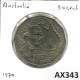 50 CENTS 1970 AUSTRALIA Moneda #AX343.E - 50 Cents