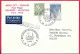 FINLAND - FIRST JET FLIGHT FINNAIR  FROM HELSINKI TO MOSKOW * 18.2.1956* ON OFFICIAL ENVELOPE - Covers & Documents