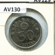 50 PESETAS 1980 ESPAÑA Moneda SPAIN #AV130.E - 50 Peseta