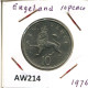 10 PENCE 1976 UK GROßBRITANNIEN GREAT BRITAIN Münze #AW214.D - 10 Pence & 10 New Pence