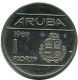 1 FLORIN 1989 ARUBA Pièce #AZ170.F - Aruba