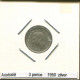 3 PENCE 1950 AUSTRALIE AUSTRALIA ARGENT Pièce #AS250.F - Threepence