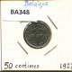 50 CENTIMES 1927 FRENCH Text BELGIQUE BELGIUM Pièce #BA348.F - 50 Centimes