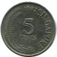 5 CENTS 1982 SINGAPOUR SINGAPORE Pièce #AR869.F - Singapour