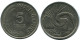 5 CENTS 1982 SINGAPOUR SINGAPORE Pièce #AR869.F - Singapour