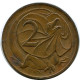2 CENTS 1971 AUSTRALIA Coin #AR908.U - 2 Cents