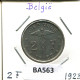 2 FRANCS 1923 DUTCH Text BELGIUM Coin #BA563.U - 2 Franchi