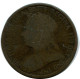 HALF PENNY 1897 UK GREAT BRITAIN Coin #AZ615.U - C. 1/2 Penny