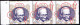 GANDHI-2500p- STRIP OF 3- PERFORATION AND YELLOW SHIFT IN ALL STAMPS-INDIA-2018-MNH-PA12-75 - Plaatfouten En Curiosa