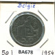 50 FRANCS 1954 DUTCH Text BELGIEN BELGIUM Münze SILBER #BA678.D - 50 Francs