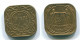 5 CENTS 1972 SURINAM NIEDERLANDE Nickel-Brass Koloniale Münze #S13044.D - Surinam 1975 - ...