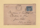Convoyeur - Villefranche Sur Cher A Tours - 1893 - Spoorwegpost
