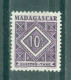 MADAGASCAR - TIMBRES-TAXE N°31*MH SCAN DU VERSO. - Strafport