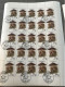 6  FEUILLETS   De 25 TIMBRES Chacun  De LA REPUBLIQUE De MADAGASCAR   " CHAMPIGNONS  " - OBLITERES - Vrac (max 999 Timbres)