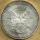 USA UNITED STATES 1 DOLLAR EAGLE EMBLEM FRONT WALKING LIBERTY BACK 2000 AG1 Oz SILVER KM? READ DESCRIPTION CAREFULLY !!! - Silber