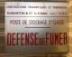 St Etienne Plaque Alu Construction Duranton Defense De Fumer Loft Indus 27x21cm - Placas En Aluminio (desde 1961)