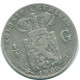 1/4 GULDEN 1900 CURACAO NEERLANDÉS NETHERLANDS PLATA Colonial #NL10520.4.E - Curaçao