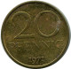 20 PFENNIG 1971 DDR EAST ALEMANIA Moneda GERMANY #BA143.E - 20 Pfennig