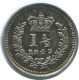 1 1/2 PENCE 1843 UK GBAN BRETAÑA GREAT BRITAIN PLATA Colonial #AE802.16.E - E. 1 1/2 - 2 Pence