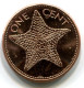 1 CENT 1998 BAHAMAS Pièce UNC STARFISH #W11481.F - Bahamas