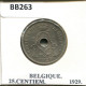 25 CENTIMES 1929 FRENCH Text BELGIQUE BELGIUM Pièce #BB263.F - 25 Cents