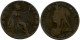 HALF PENNY 1900 UK GRANDE-BRETAGNE GREAT BRITAIN Pièce #AZ650.F - C. 1/2 Penny