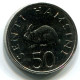 50 SENTI 1990 TANZANIA UNC Rabbit Coin #W10903.U - Tanzanía