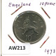 10 PENCE 1973 UK GREAT BRITAIN Coin #AW213.U - 10 Pence & 10 New Pence