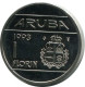 1 FLORIN 1993 ARUBA Coin (From BU Mint Set) #AH024.U - Aruba