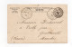 !!! 5C TYPE BLANC SUR CPA POUR LA FRANCE, CACHET CORRESP D'ARMEES PORT SAID DE 1904 - Covers & Documents