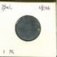 1 FRANC 1941 BELGIQUE-BELGIE BELGIEN BELGIUM Münze #AU614.D - 1 Franc