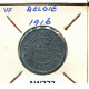 25 CENTIMES 1916 BELGIQUE-BELGIE BELGIEN BELGIUM Münze #AW272.D - 25 Centimes