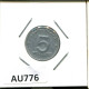 5 PFENNIG 1956 E DDR EAST DEUTSCHLAND Münze GERMANY #AU776.D - 5 Pfennig