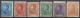 VENEZUELA - 1882 - SERIE COMPLETE YVERT N°29/34 ** MNH (33 * MLH ET 34 (*) SANS GOMME) - COTE = 99 EUR - Venezuela